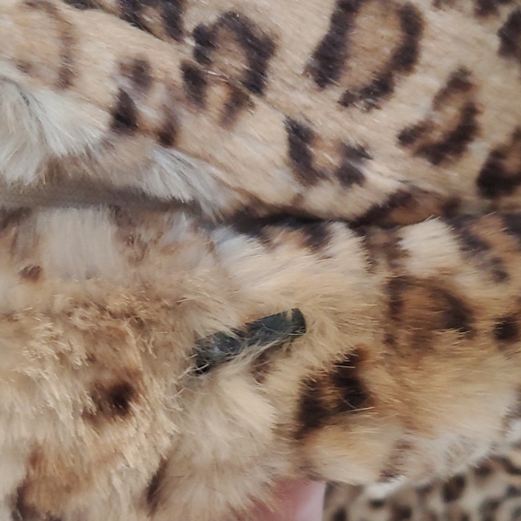 Leopard Rabbit Fur Coat - Picture 5 of 8